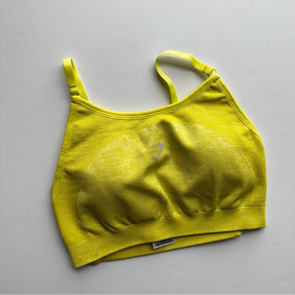 Gymshark M/S Flex Seamless Cycling Shorts & Flex Seamless Strappy Sports Bra Set - Picture 5 of 5